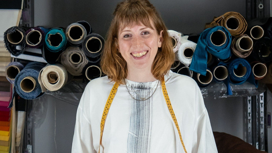 donatella nel suo laboratorio atelier