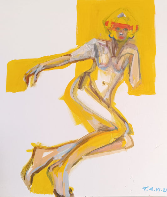Virginia, olio su tela 60x60