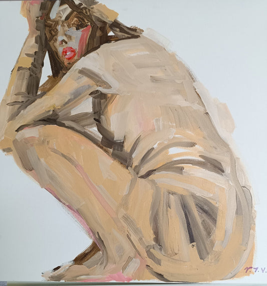 She, olio su tela 60x60