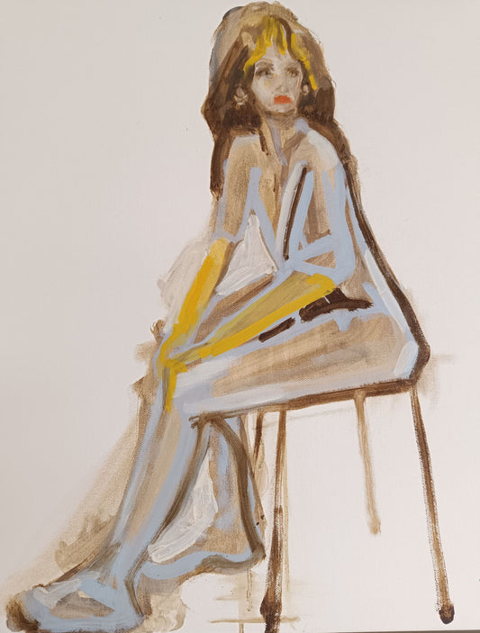 Miss Luisa, olio su tela 60x60