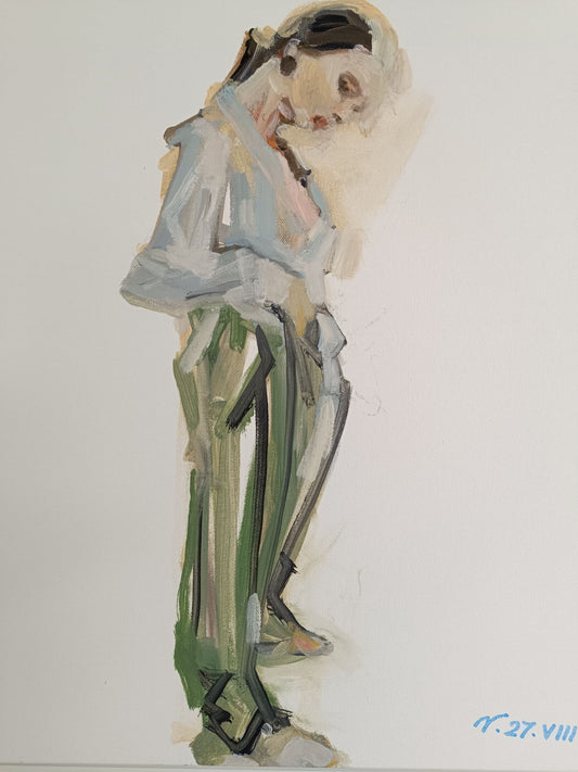 Chloe, olio su tela 60x60